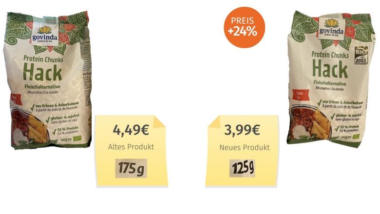 Govinda Protein Chunks Hack (2023) Alt-Neu-Vergleich