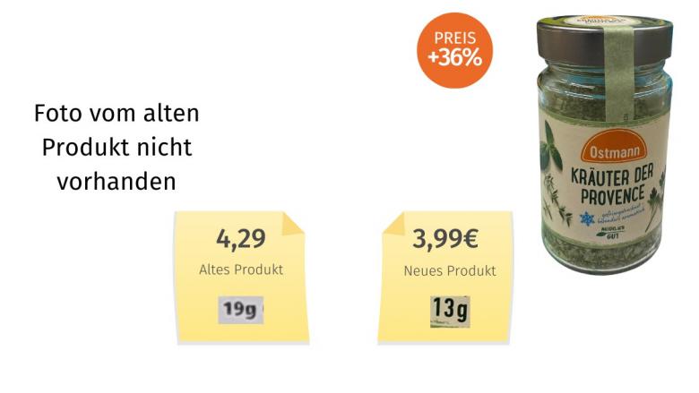 Ostmann Kräuter der Provence (2024) Alt-Neu-Vergleich
