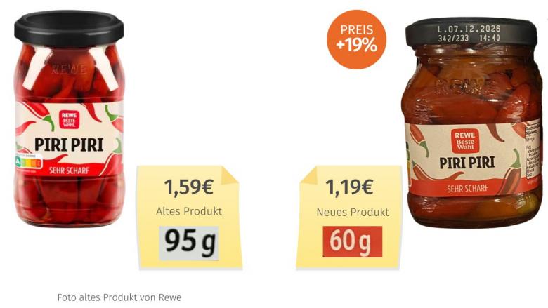 Rewe Beste Wahl Piri Piri (2025) Alt-Neu-Vergleich 
