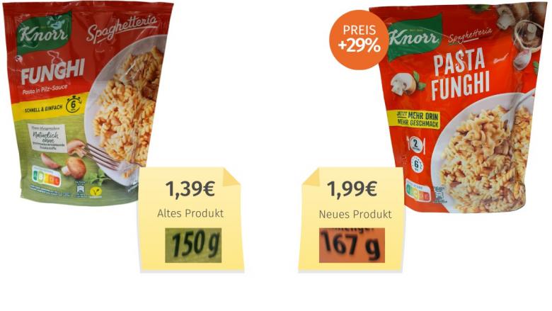 Knorr Funghi (2025) Alt-Neu-Vergleich
