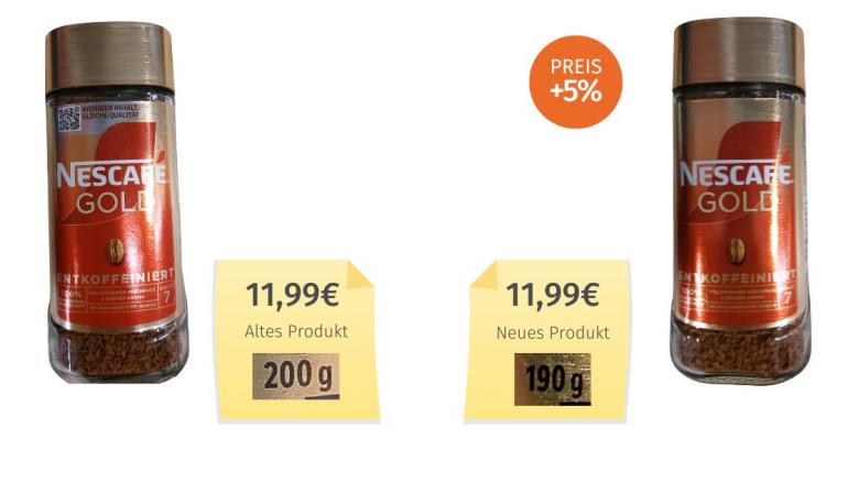 Nescafé Gold Entkoffeiniert (2025) Alt-Neu-Vergleich