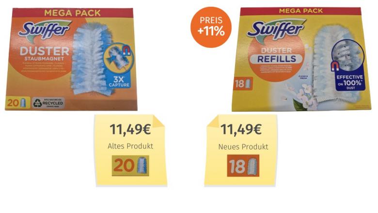 Swiffer Duster Mega Pack (2025) Alt-Neu-Vergleich