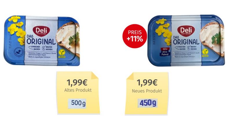 Mogelpackung: Deli Reform Das Original 2025 Alt-Neu-Vergleich
