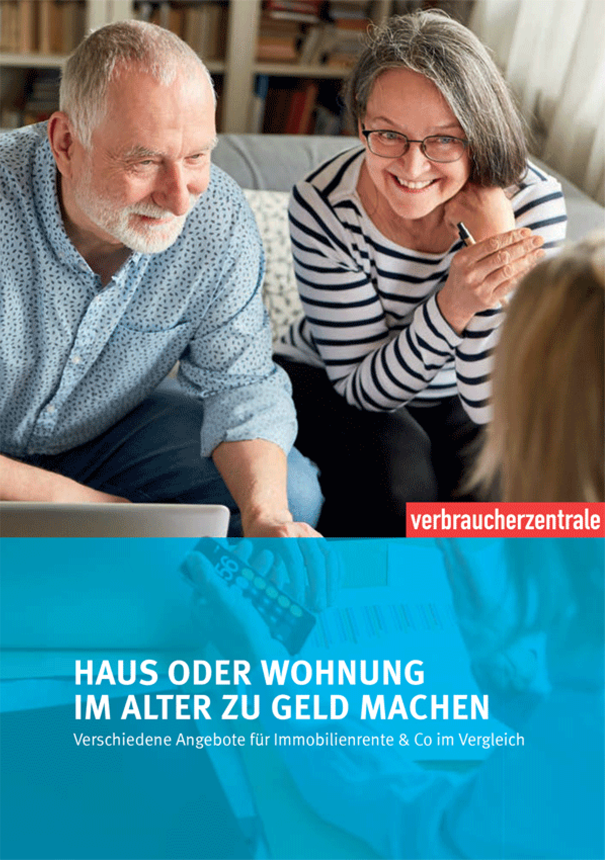 Titelcover der Infobroschüre zu Modellen der Immobilienrente im Vergleich (2024)