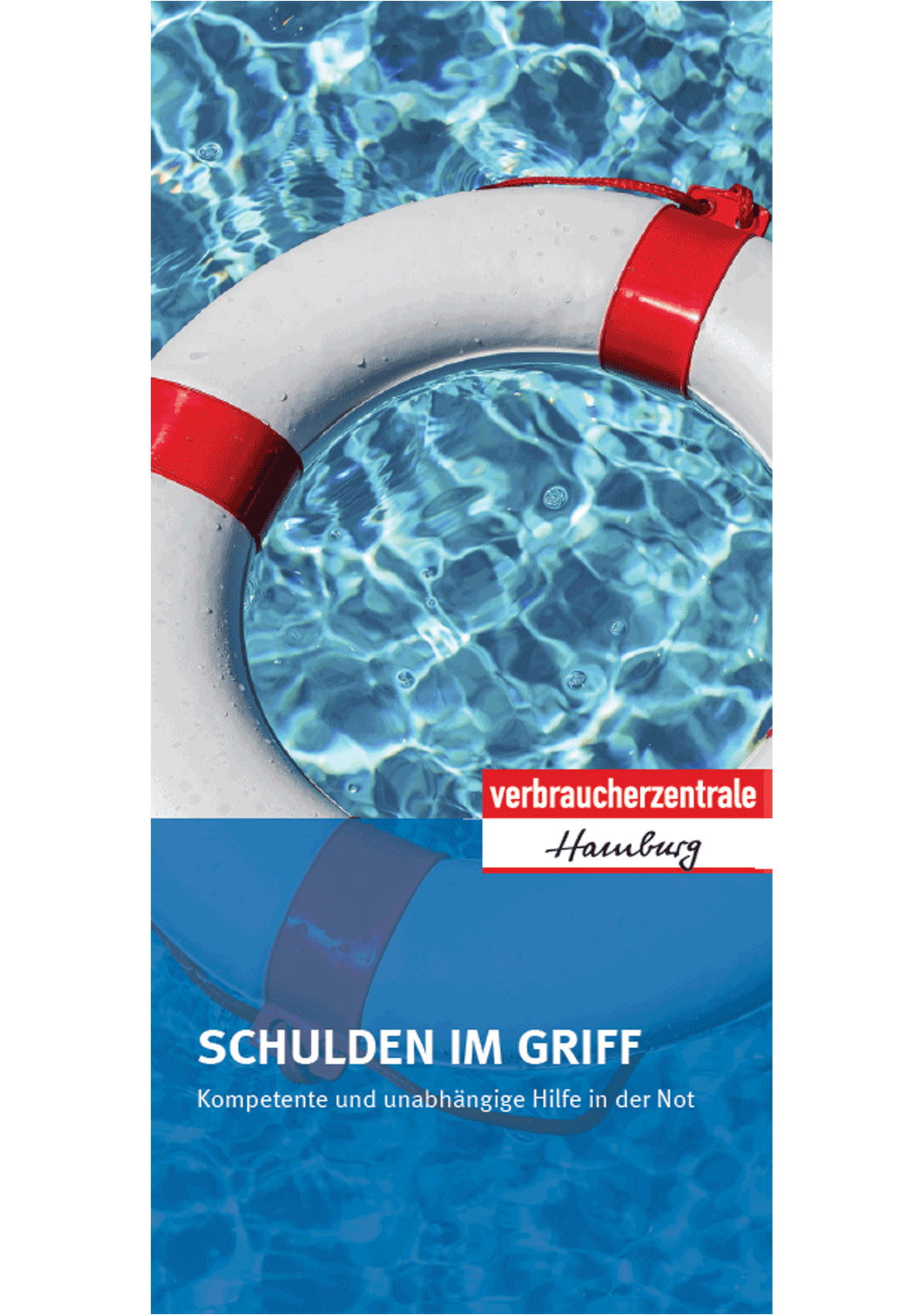 Cover des Flyers zum Angebot der Schuldnerberatung